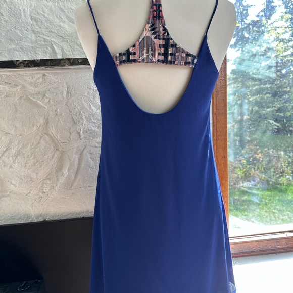 Royal blue sheer dress - Picture 4 of 5